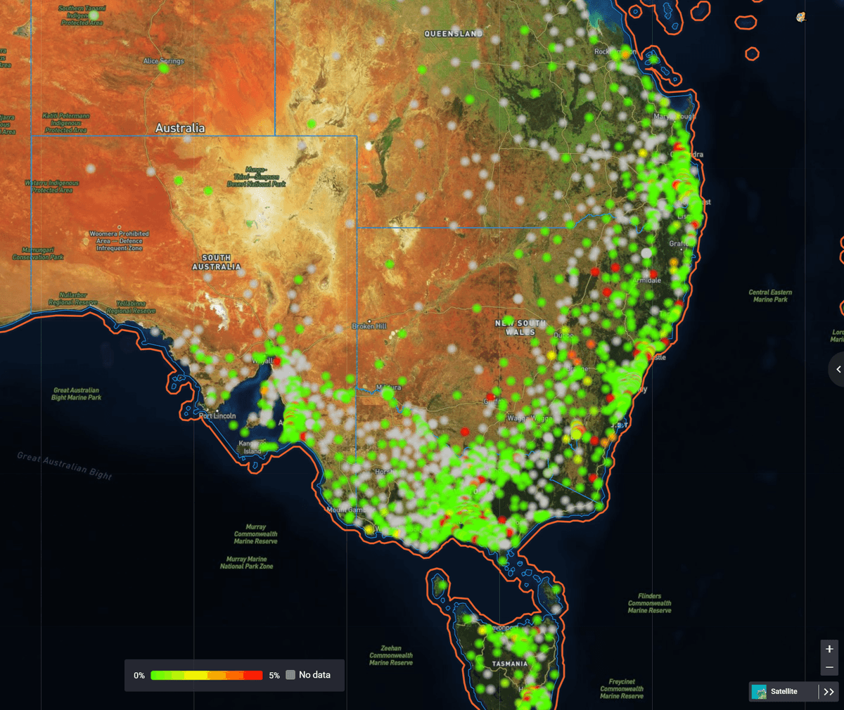 Multiple map overlays feature